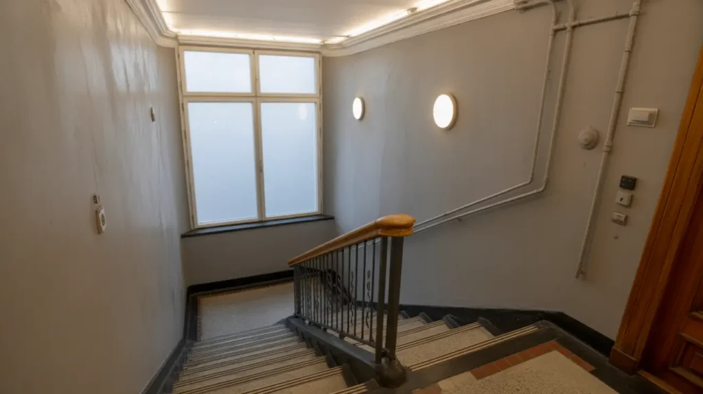 uppgradering av belysning med led och r relsestyrning i trapphus s dermalm rikst ckande