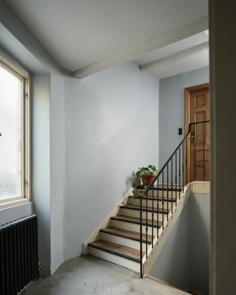 omm lning av v ggar och tak i trapphus s dermalm rikst ckande
